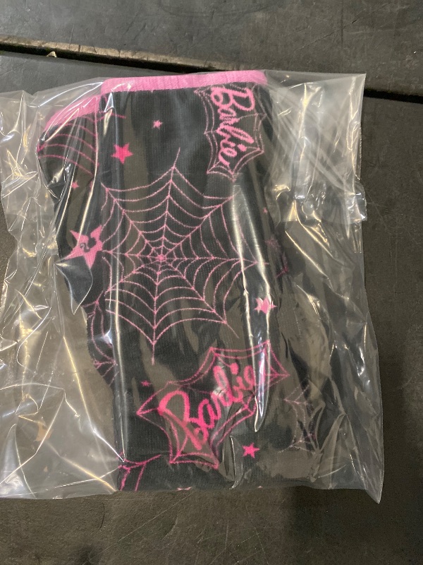 Photo 1 of 2 Pack Halloween Barbie Spider Webs Black & Pink Kitchen Towel NEW 2024