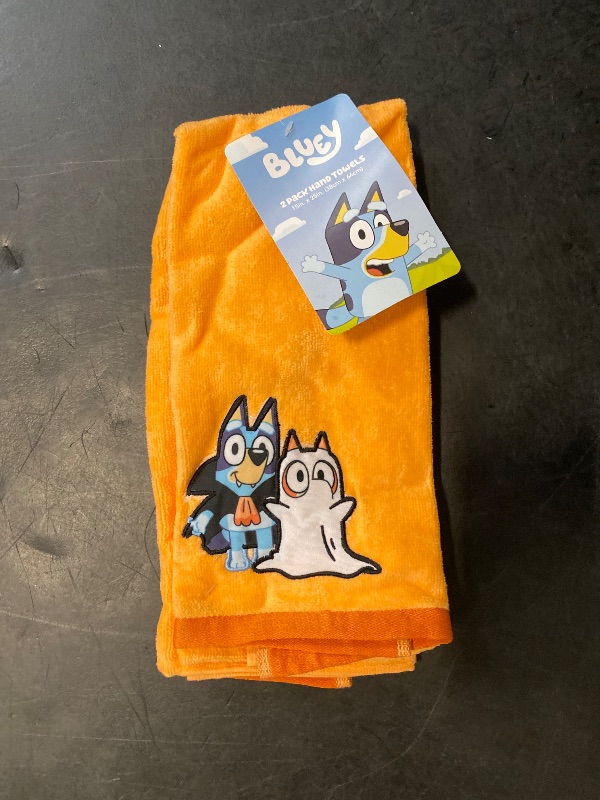 Photo 1 of Disney Bluey & Bingo Halloween Hand Towels Set of 2