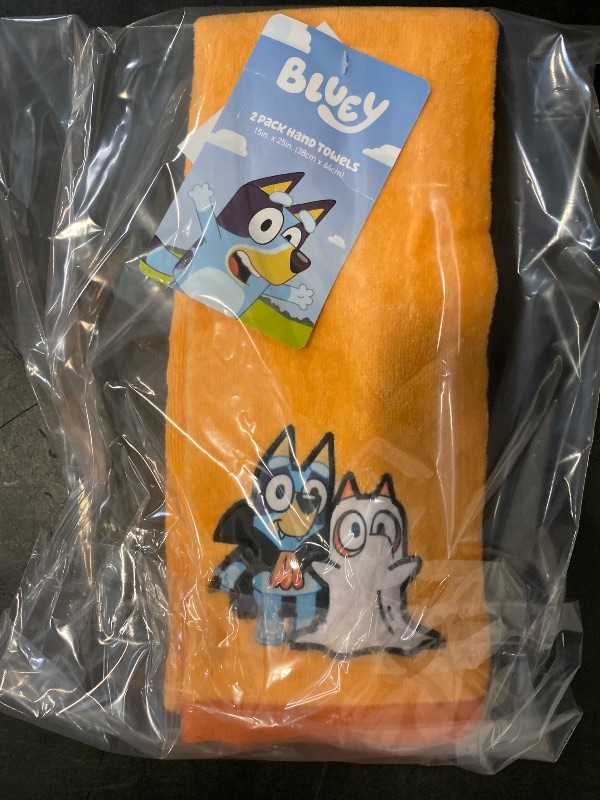 Photo 1 of Disney Bluey & Bingo Halloween Hand Towels Set of 2