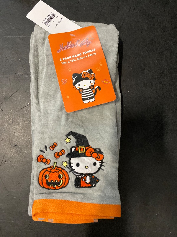 Photo 1 of 2 pack Hello Kitty Halloween witch towels 