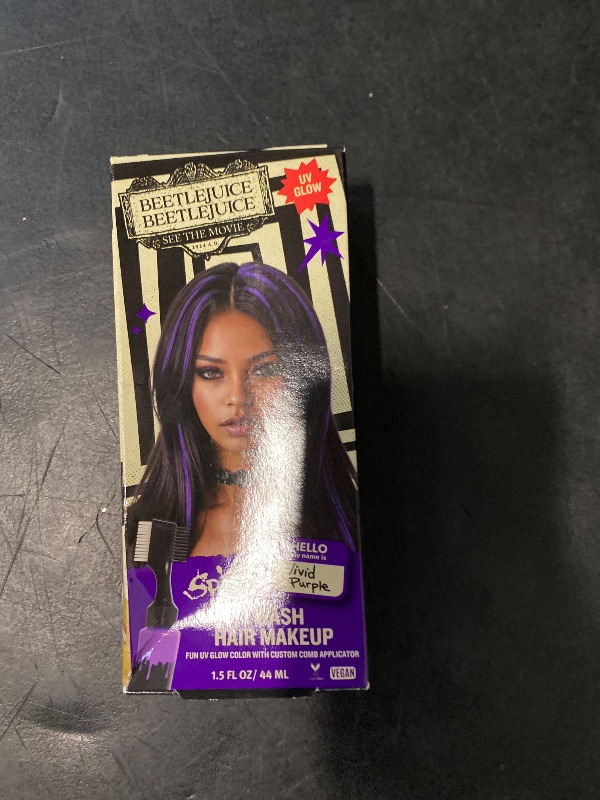 Photo 1 of Beetlejuice Beetlejuice Splat 1-Wash Temporary Hair Dye, Vivid Purple