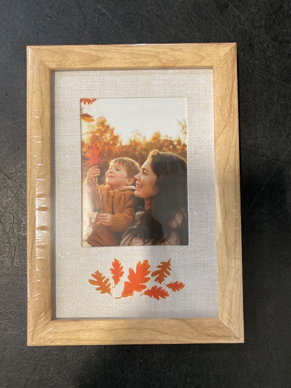 Photo 1 of 6 pack Target Elsa L. Frame - Natural/Yellow Stripe Holds 3”x 4” Or 4”x 6” Picture NEW