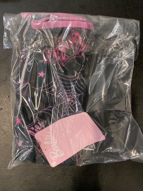 Photo 1 of 2 Pack Halloween Barbie Spider Webs Black & Pink Kitchen Towel NEW 2024