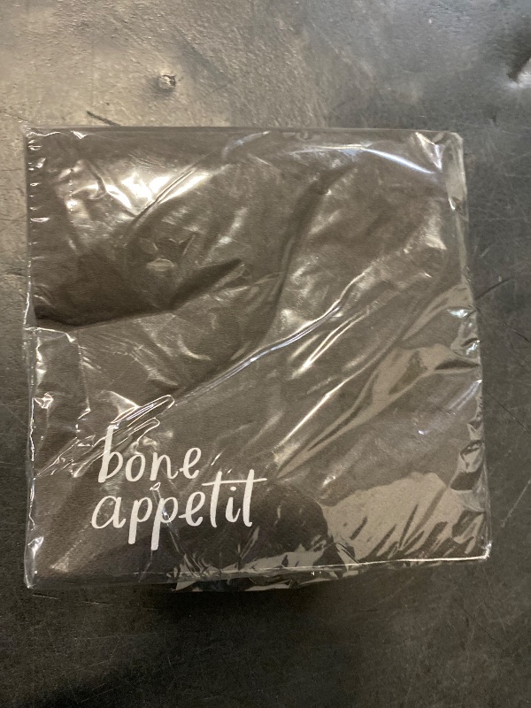 Photo 1 of 8 pack 30ct Bone Appetit Napkins 