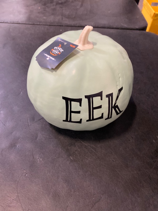 Photo 1 of Target 7.25" Foam Painted Pumpkin with Bats Halloween - Hyde & EEK
