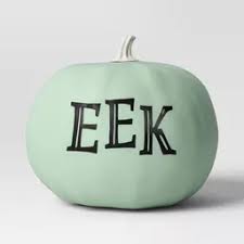Photo 1 of Target 7.25" Foam Painted Pumpkin with Bats Halloween - Hyde & EEK
