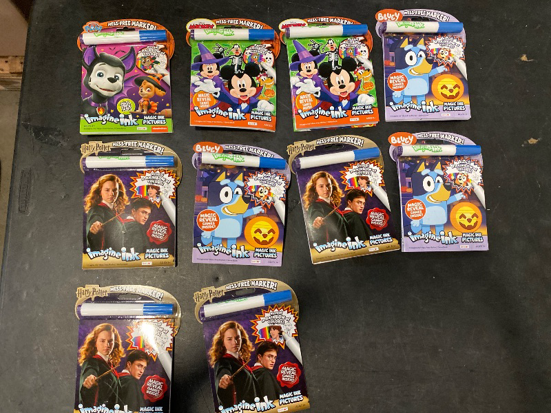 Photo 1 of 10 Halloween Magic Ink Game Book 