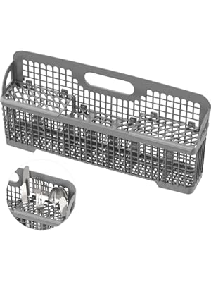 Photo 1 of UPGRADED 8531233 WP8562043 Dishwasher Silverware Basket Replacement, Fits For Kitchenaid Kenmore Whirlpool Dishwasher Utensil Basket Parts KDFE104HPS0 KDTE334GPS0 Universal Dishwasher Cutlery Basket