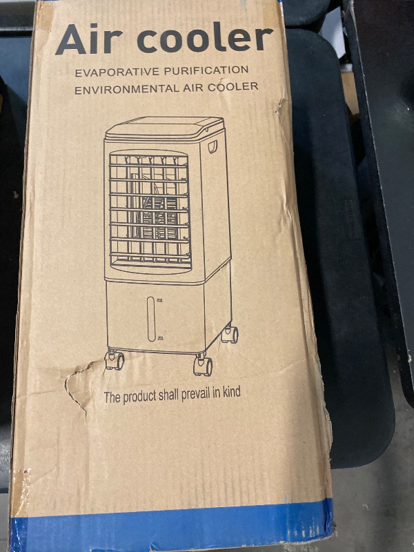 Photo 1 of Portable Air Conditioners, Evaporative Air Cooler, Portable AC Cooling Fan w/ 3 Spds & Cooling Mode & Timer, Swamp Cooler w/Remote, Windowless Air Conditioner Portable for Room Home