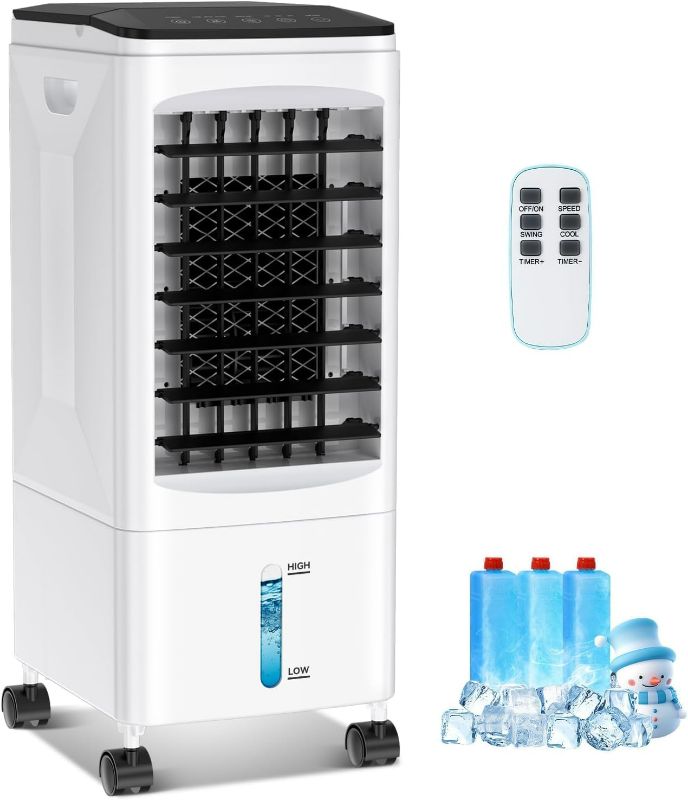Photo 1 of Portable Air Conditioners No Window Needed, 3 IN 1 Air Conditioner Portable with Remote, 1-7H Timer 3 Wind Speed, AC Unit for Room Bedroom Office(White)