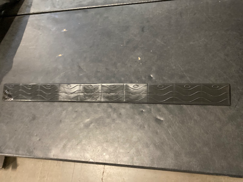Photo 1 of MINUSE Non-Slip Wheelchair Ramp,Portable Threshold Ramp for Indoor or Outdoor,Bathroom,Doorways,Supermarkets Entrance,Garage Entrance?PP Plastic Material (Color : Black, Size : 39x2.7x0.3in)