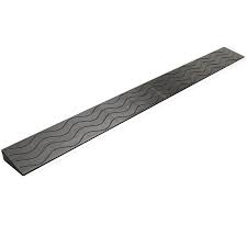 Photo 1 of MINUSE Non-Slip Wheelchair Ramp,Portable Threshold Ramp for Indoor or Outdoor,Bathroom,Doorways,Supermarkets Entrance,Garage Entrance?PP Plastic Material (Color : Black, Size : 39x2.7x0.3in)
