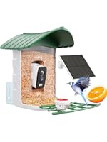Photo 1 of Bird Feeder with Camera, 1 Year Trial AI Identify, Birds Watching Camera with 4 DIY Add-ons, Smart Birds Cam with Solar Panel for Outdoor, Auto Record Videos, Gift for Bird Lover