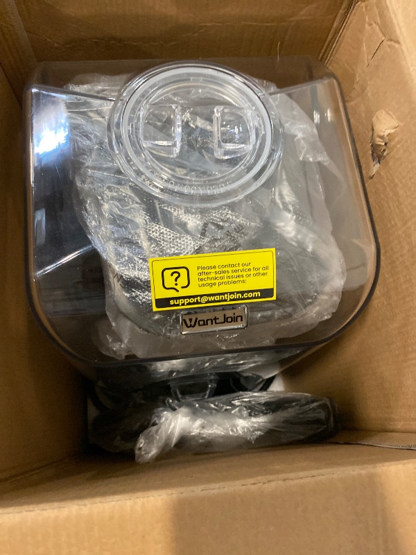 Photo 1 of WantJoin Professional Commercial Blender With Shield Quiet Sound Enclosure 2200W Industries Strong and Quiet Professional-Grade Power, Self-Cleaning, Black