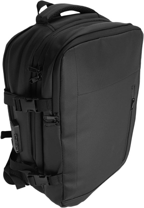 Photo 1 of Aramox Vacuum Backpack, 36-55L Laptop Backpack with Pump Anti Theft Lock Expandable Travel Compression Back pack for Women Men