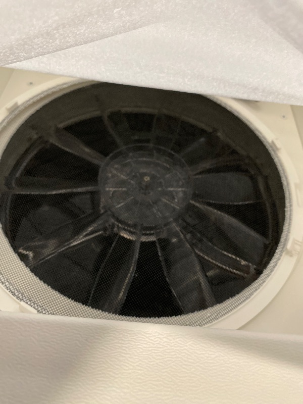 Photo 1 of 12V RV Roof Fan Vent 14'' 10 Speed Reversible Manual Lift (NO REMOTE)