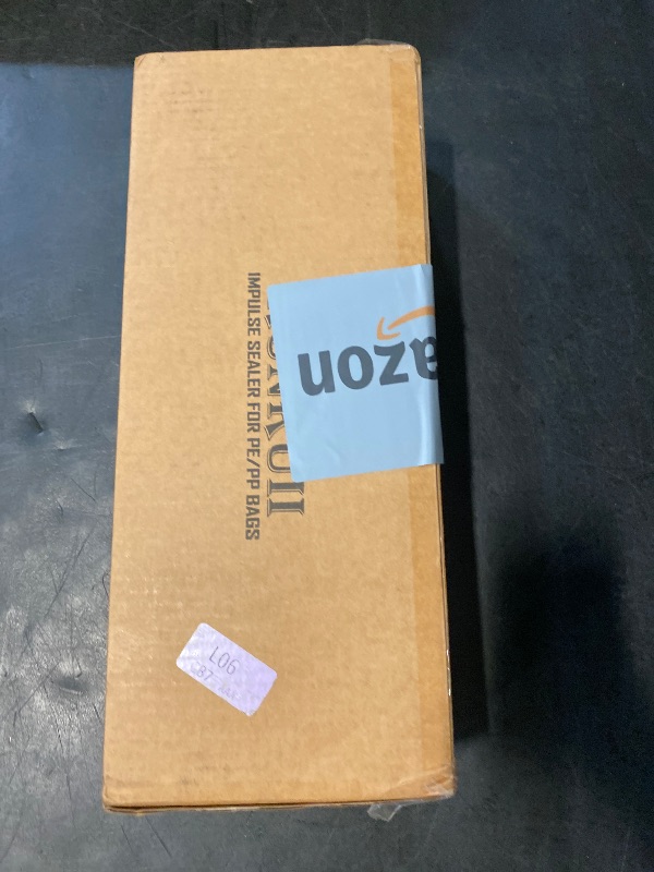 Photo 1 of COLOR Tan Impulse Heat Sealer Manual Bags Sealer Heat Sealing Machine 12 Inch Impulse Sealer Machine for Plastic Bags PE PP Bags with Extra Replace Element Grip
