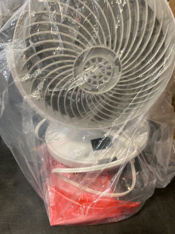 Photo 1 of Fan for Bedroom, 13" Air Circulator Fans with Remote, 120°Vertical Manual +90°Oscillating Desk fan, 60ft Powerful Airflow, Portable Fan With 4 Speeds, 4 Modes, 12H Timer, 25dB Quiet Smallfan (White)