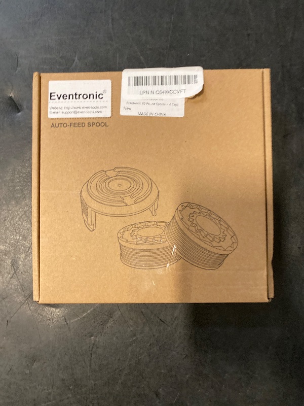 Photo 1 of Eventronic 20 Pack WA0010 Trimmer String Compatible with Worx Weed Eater, 0.065" Autofeed Replacement Spool Trimmer Line for Worx Weed Eater (16 Line Spools + 4 Cap)