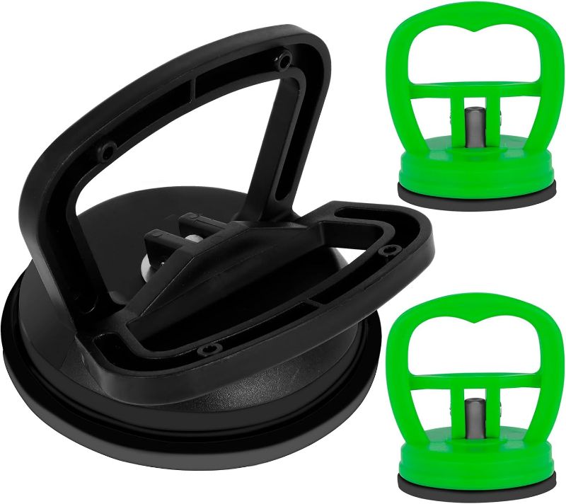 Photo 1 of Dent Puller, Car Dent Remover Tool, 3 Pack Removal Kit Handle Lifter, Suction Cup Dent Puller and Paintless Dent Repair Kit for Car Dent Repair, Glass, Screen, Tiles Lifting and Objects Moving