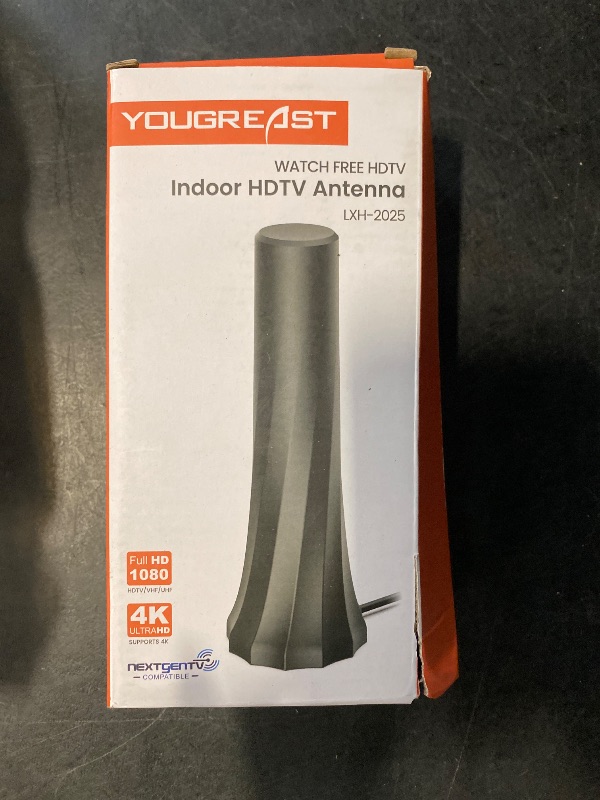 Photo 1 of 2025 TV Antenna Indoor Long Range 1000 Miles, Supports 4K 1080p Digital Antenna for Smart TV Indoor with Signal Amplifier 16ft HDTV Coax Cable