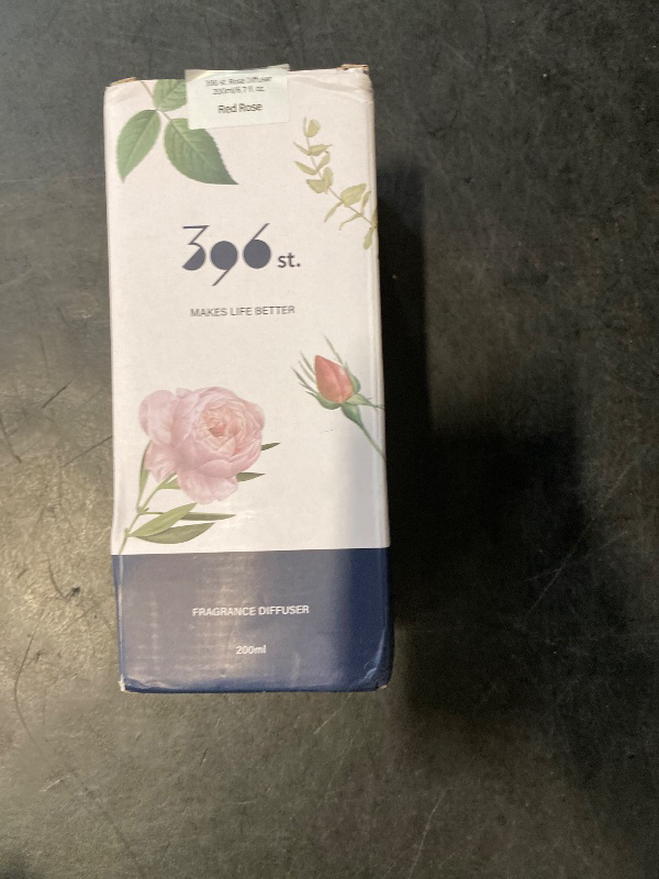 Photo 1 of 396 st. Rose Flower Reed Diffuser, Red Rose(Also Known as Rose Perfume), 200ml(6.7oz) / Reed Diffuser Sets, Scentsy Home Fragrance, Scented Oils, Home & Bathroom Décor