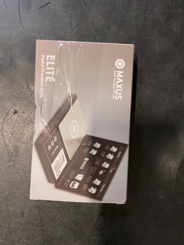 Photo 1 of MAXUS Digital Pocket Gram Scale 500g x 0.01g High Precision with Tray, Weighs Small Food, Jewelry, Ounces, Grains, LCD Display, Tare Function