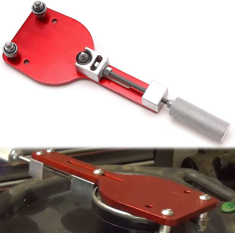 Photo 1 of 77750 Oil Filter Cutter Tool for Filter Cutting Range 2-3/8" - 5" Red