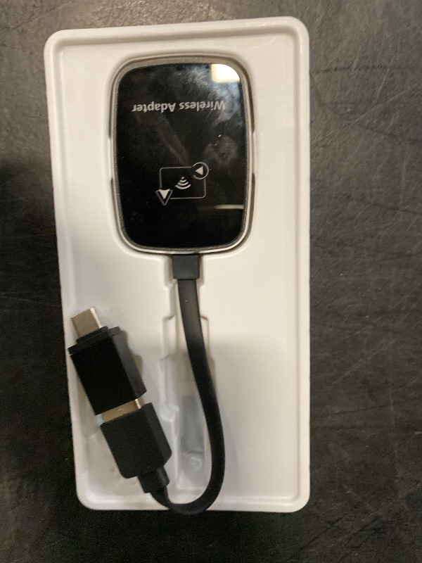 Photo 1 of Wireless Carplay Adapter for iPhone, 2-in-1 CarPlay and Android Auto Adapters Plug & Play, 5.8G WiFi Fast & Stable Car Play Adapter Convert Wired to Wireless for iOS 10+ / Android 11+ / Cars from 2017