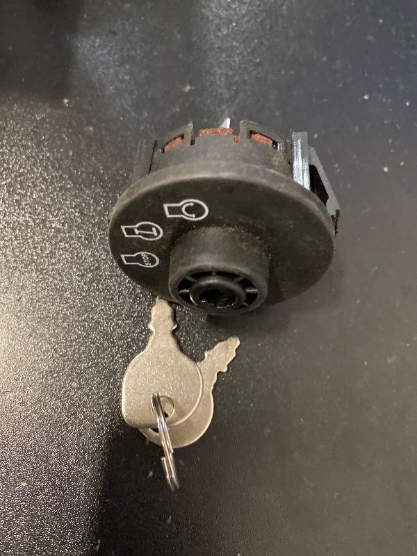 Photo 1 of Ignition Starter Switch with 2 Keys Fit for Kohler CH18 CH20 CH23 CH620 CH640 CH670 CH680 CH730 CH740 Engines, Ignition Key Switch Kit Replace 25 099 30-S 2509930-S
