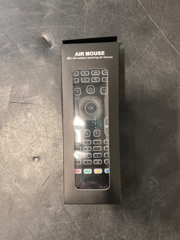 Photo 1 of Air Mouse Remote MX3 Pro with Backlit, Rock&Rown 2.4G Air Remote with Wireless Keyboard,Backlit and Key-Learning Function, Best for Android TV/Box/PC/Android Projector/HTPC/Xbox/Raspberry Pi