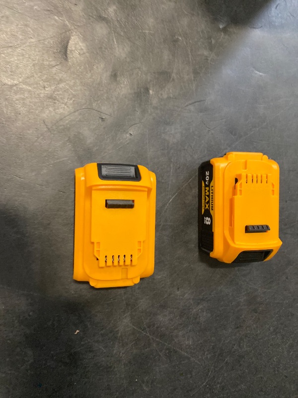 Photo 1 of 2-Pack 8000mAh 20V Max Lithium-ion Batteries for Dewalt - Replaces DCB201, DCB200, DCB205, DCB206, DCB207 - Seamless Compatibility with Dewalt 20V Max Battery Cordless Power Tools & Chargers