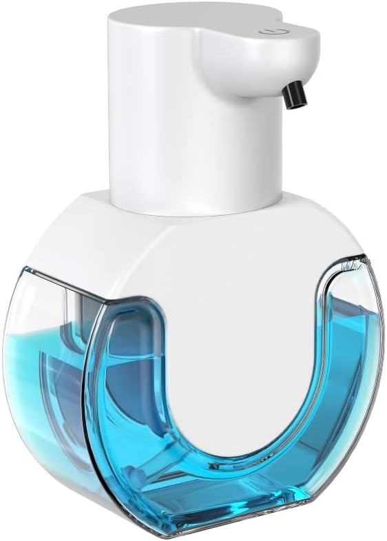 Photo 1 of Automatic soap Dispenser, 15 Ounces /420 ml Non-Contact Foam soap Dispenser, Rechargeable, Wall-Mounted, 4 Adjustable Foam Levels, Suitable for bathrooms, Kitchens and Offices (Foam Version)