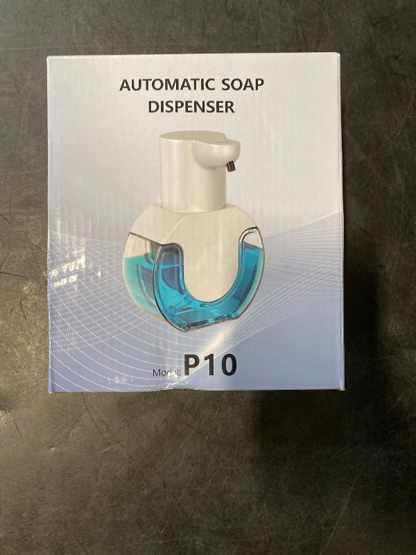 Photo 1 of Automatic soap Dispenser, 15 Ounces /420 ml Non-Contact Foam soap Dispenser, Rechargeable, Wall-Mounted, 4 Adjustable Foam Levels, Suitable for bathrooms, Kitchens and Offices (Foam Version)