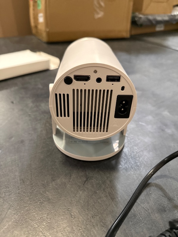 Photo 1 of Mini Projector, Support 4K 1080P Portable Projector with Dual Band WIFI6 5G Wireless 5.2 Bluetooth Android 11, 200 ANSI Lumens, 180° Rotatable, Auto Keystone Correction,35"-130" Screen Video Projector