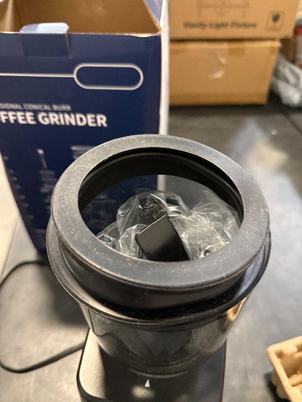 Photo 1 of SHARDOR Conical Burr Espresso Coffee Grinder Electric with Precision Timer 2.0, Touchscreen Adjustable Burr Mill with 51 Precise Settings for Home Use, Anti-static, Stainless Steel