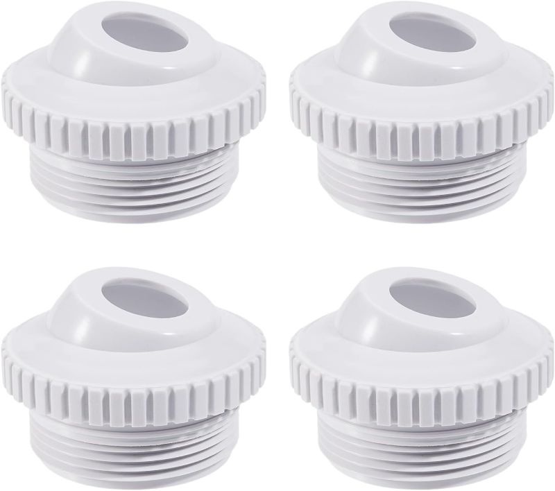 Photo 1 of 4Pcs Pool Jet Nozzles for Hayward SP1419D, 3/4" Adjustable Opening Rotating Eyeball, Directional Flow Eyeball Inlet Jet with 1-1/2 Inch MIP Thread, Swimming Pool Return Jet Bathtub spa Jet