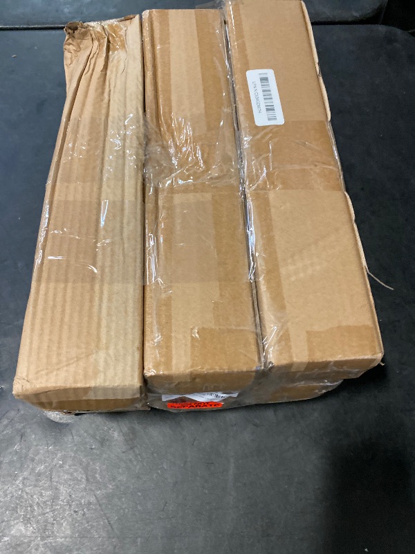Photo 1 of CYS EXCEL 6 PCS (H:14" D:2.5") Open Ended Clear Glass Hurricane Candleholder Tube Lamp Shade Open Flame Candlestick Holder Chimney Tube Cover Bottomless Cylinder