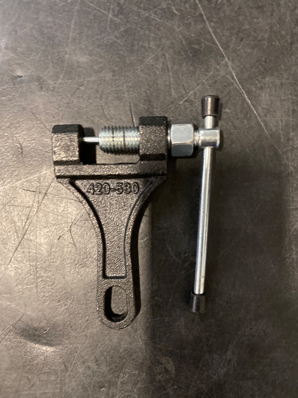 Photo 1 of DYC Chain Breaker Tool for 420-530 Roller Chain, Universal Motorcycle ATV Mini Bike Dirt Bike Go Kart Scooter Bicycle 40 410 415 420 428 50 520 525 530 Chains