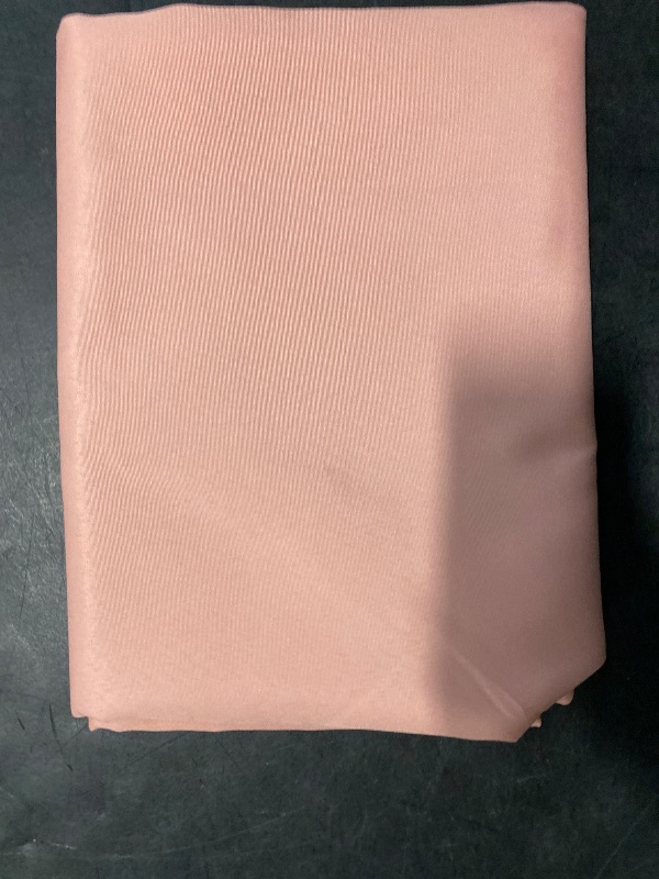 Photo 1 of Cupuamon Square Tablecloth 90x90 inch Washable Polyester Fabric Table Cloth for Wedding Party Dining Banquet Decoration?90x90,Dusty Pink?
