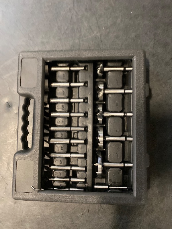 Photo 1 of GMTOOLS Forstner Bit Set, 16PCS Forstner Drill Bits for Wood, Carbide Forstner Bit for Woodworking, Auger Opener Round Shank Drilling Cutting Tool for Hardwood, Softwood, Plastic, Plywood