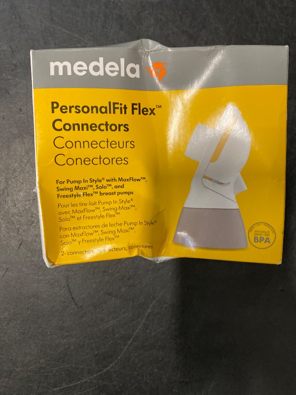 Photo 1 of Medela PersonalFit Flex Replacement Connectors, 2 per Count, Compatible with Pump in Style MaxFlow, Swing Maxi and Freestyle Breast Pumps, Authentic Spare Parts
