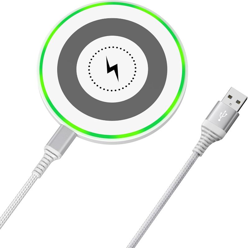 Photo 1 of 15W Pixel 9 8 Wireless Charger Fast Charging Pad For Google Pixel 9Pro XL/Fold 8a 8pro 7a 7pro 7 6, Wireless Charger Pad for iPhone 16/15, Samsung Galaxy S25 S24 FE S24 Z Fold6/SE Z Flip6 23 Ultra S22