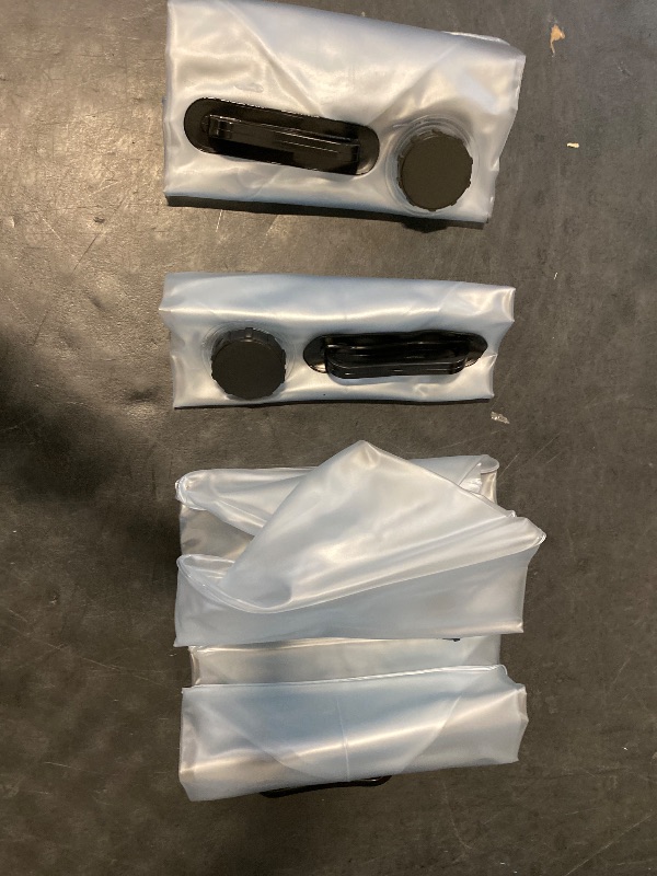 Photo 1 of 4 Pack Pool Ladder Weights for Above Ground Pools, Heavy Duty Plastic Pool Weights Sand Bags for Ladders, Fillable Pool Step Weights, The Anchor Pool Stairs Weights for Swimming Entry Systems
