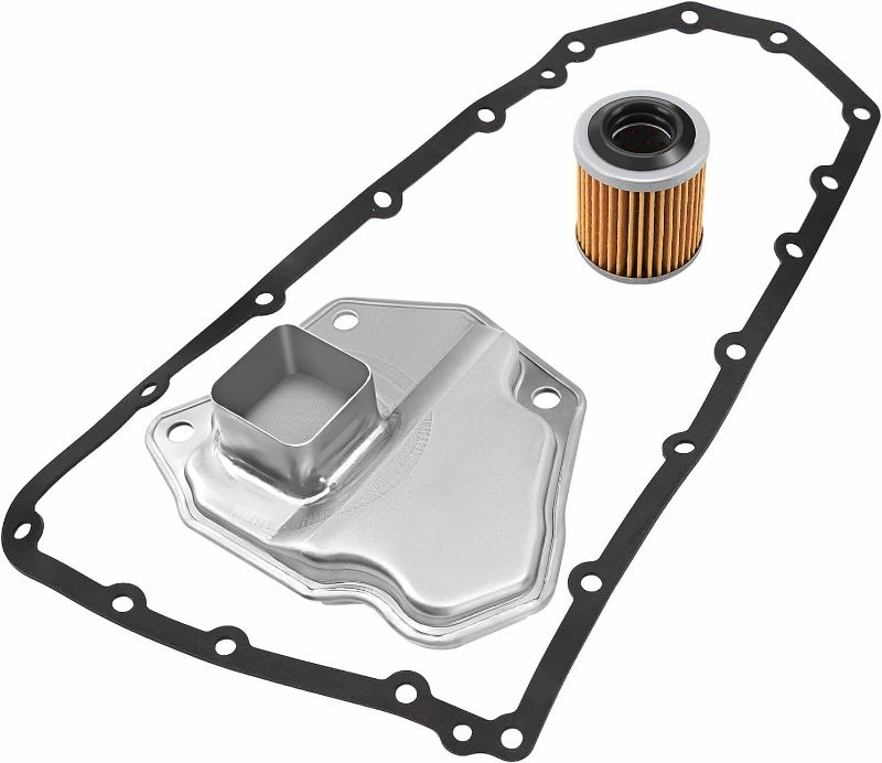 Photo 1 of Automatic Transmission Filter CVT Oil Cooler Filter Oil Pan Gasket Kit for Nissan Altima Rogue Juke NV200 1.6 2.0 2.5 3.5L with JF011E Gearbox - Replace 31728-1XF03 31397-1XF0D 31728-1XZ0D 31728-X480A