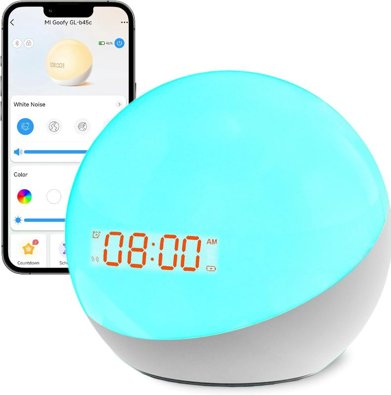 Photo 1 of Ready to Rise Children's Sleep Trainer, Night Light, Alarm Clock, White Noise for Nursery or Soother, Toddler & Kids Bedroom (5nd Gen Upgrade)