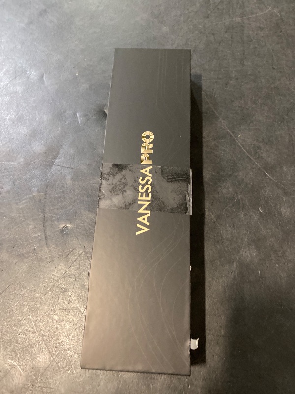 Photo 1 of VANESSA PRO Flat Iron Hair Straightener, 100% Pure Titanium Flat Iron for One Pass to Achieve a Sleek Look, Curls Beautifully & Straightens Well - 1 inch