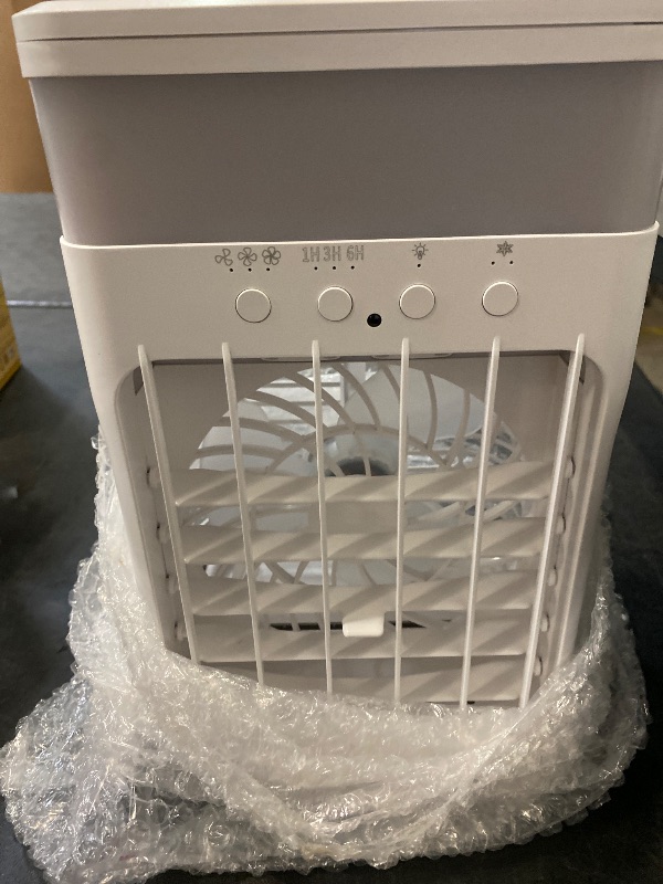 Photo 1 of Portable Air Conditioner,Cooling Fan with 3 Speeds & 3 Modes,1500ML Mini Air Conditioner with Remote, Air Conditioner Fan,Night Light,Evaporative Air Cooler for Home/Office