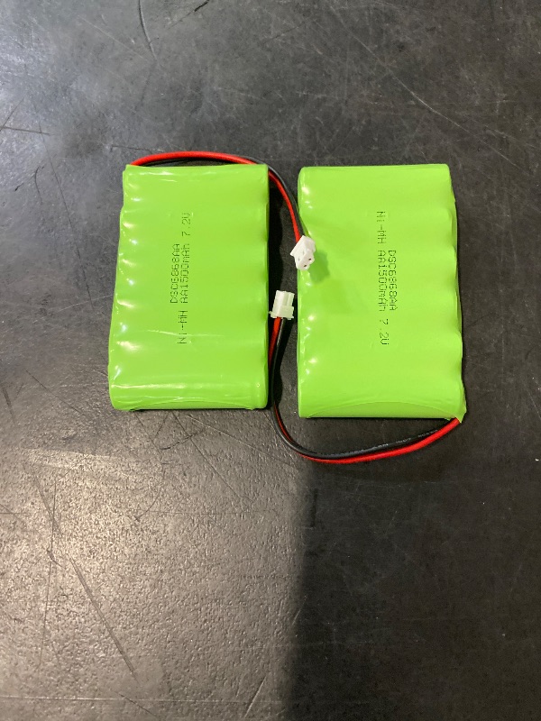 Photo 1 of (2-Pack) 7.2V 1500mAh AA Ni-MH Battery Replacement for 300-06868 TSS Keypad 8DLLKP500 8DLTSSCBASE1 8DLWLTP100 WLTP100 LKP500 Wireless Keypad