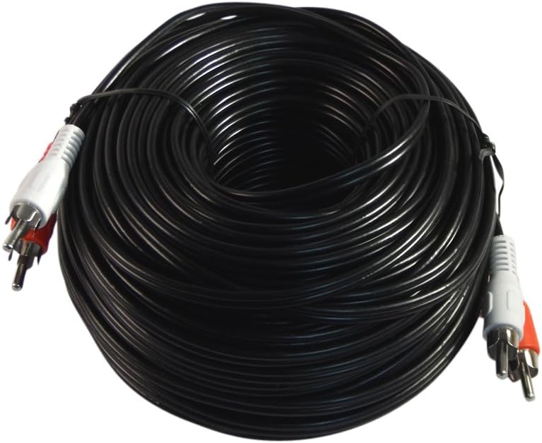 Photo 1 of 100 Foot RCA Audio Cable 2 Male to 2 Male